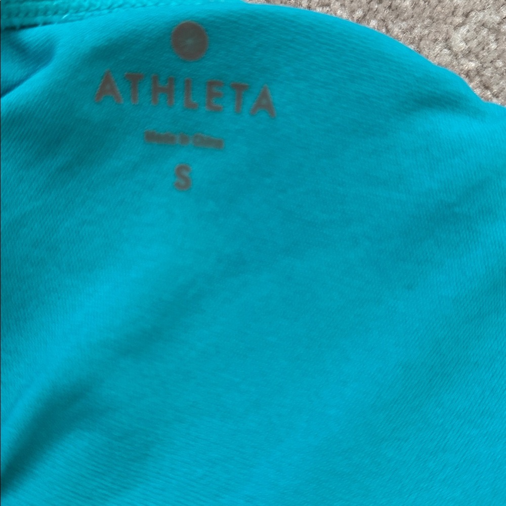 Athleta Turquoise Halter Dress - Picture 3 of 4